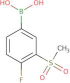 4-Fluoro-3-(methanesulfonyl)phenylboronic acid