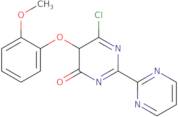 6-Chloro-5-(2-methoxyphenoxy)-[2,2'-bipyrimidin]-4-ol