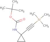 tert-Butyl (1-((trimethylsilyl)ethynyl)cyclopropyl)carbamate