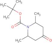 (2S,6S)-2,6-Dimethyl-4-oxo-piperidine-1-carboxylic acid tert-butyl ester