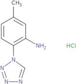 [5-Methyl-2-(1H-tetrazol-1-yl)phenyl]amine hydrochloride