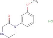 1-(3-Methoxyphenyl)-2-piperazinone hydrochloride