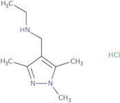 N-[(1,3,5-Trimethyl-1H-pyrazol-4-yl)methyl]ethanamine hydrochloride