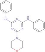 2,4-Dianilino-6-(4-morpholinyl)-1,3,5-triazine