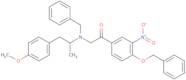 2-(Benzyl(1-(4-methoxyphenyl)propan-2-yl)amino)-1-(4-(benzyloxy)-3-nitrophenyl)ethanone