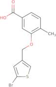 3-[(5-Bromothiophen-3-yl)methoxy]-4-methylbenzoic acid