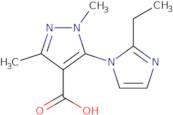 5-(2-Ethyl-1H-imidazol-1-yl)-1,3-dimethyl-1H-pyrazole-4-carboxylic acid