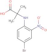 2-[(4-Bromo-2-nitrophenyl)amino]-2-methylpropanoic acid