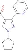 1-Cyclopentyl-3-(pyridin-2-yl)-1H-pyrazole-4-carbaldehyde