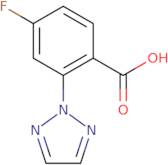 4-Fluoro-2-(2H-1,2,3-triazol-2-yl)benzoic acid