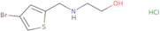 2-{[(4-Bromothiophen-2-yl)methyl]amino}ethan-1-ol hydrochloride
