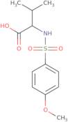 (2S)-2-(4-Methoxybenzenesulfonamido)-3-methylbutanoic acid