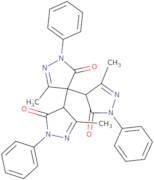 5-Methyl-4,4-bis(3-methyl-5-oxo-1-phenyl-4H-pyrazol-4-yl)-2-phenylpyrazol-3-one