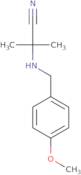 2-{[(4-Methoxyphenyl)methyl]amino}-2-methylpropanenitrile