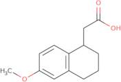 2-(6-Methoxy-1,2,3,4-tetrahydronaphthalen-1-yl)acetic acid