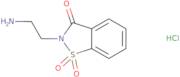 2-(2-Aminoethyl)-2,3-dihydro-1,2-benzothiazole-1,1,3-trione hydrochloride