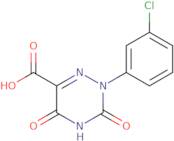 2-(3-Chlorophenyl)-3,5-dioxo-1,2,4-triazine-6-carboxylic acid