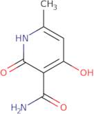 4-Hydroxy-6-methyl-2-oxo-1,2-dihydropyridine-3-carboxamide