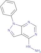 4-Hydrazinyl-1-phenyl-1H-pyrazolo[3,4-d]pyrimidine