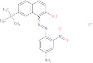 8-((4-Amino-2-nitrophenyl)diazenyl)-7-hydroxy-N,N,N-trimethylnaphthalen-2-aminium chloride