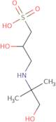 2-Hydroxy-3-((1-hydroxy-2-methylpropan-2-yl)amino)propane-1-sulfonic acid