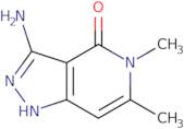 3-Amino-5,6-dimethyl-1H,4H,5H-pyrazolo[4,3-c]pyridin-4-one