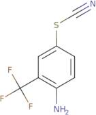 {[4-Amino-3-(trifluoromethyl)phenyl]sulfanyl}formonitrile