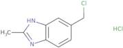 5-(Chloromethyl)-2-methyl-1H-1,3-benzodiazole hydrochloride