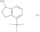 4-(trifluoromethyl)-2,3-dihydro-1H-inden-1-amine hydrochloride