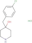 4-[(4-Chlorophenyl)methyl]piperidin-4-ol hydrochloride