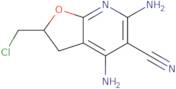 4,6-Diamino-2-(chloromethyl)-2H,3H-furo[2,3-b]pyridine-5-carbonitrile