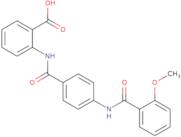 2-[[4-[(2-Methoxybenzoyl)amino]benzoyl]amino]benzoic acid