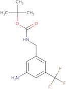 tert-Butyl N-{[3-amino-5-(trifluoromethyl)phenyl]methyl}carbamate