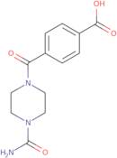 4-(4-Carbamoyl-piperazine-1-carbonyl)-benzoic acid