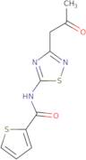 N-(3-(2-Oxopropyl)-1,2,4-thiadiazol-5-yl)thiophene-2-carboxamide