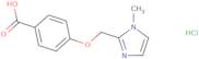 4-[(1-Methyl-1H-imidazol-2-yl)methoxy]benzoic acid hydrochloride