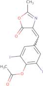 4-[[4-(Acetyloxy)-3,5-diiodophenyl]methylene]-2-methyl-5(4H)-oxazolone