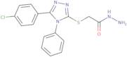 2-{[5-(4-Chlorophenyl)-4-phenyl-4H-1,2,4-triazol-3-yl]sulfanyl}acetohydrazide