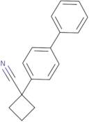 1-(4-Phenylphenyl)cyclobutane-1-carbonitrile