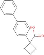 1-(4-Phenylphenyl)cyclobutane-1-carboxylic acid