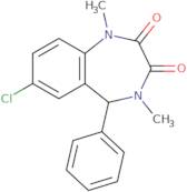 3-Deshydroxy-(5H)-4-methyl-3-oxo temazepam-13C2, d6