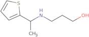 3-(1-Thiophen-2-ylethylamino)propan-1-ol