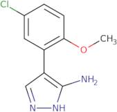 4-(5-Chloro-2-methoxyphenyl)-1H-pyrazol-5-amine