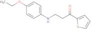 3-(4-Ethoxyanilino)-1-(2-thienyl)-1-propanone