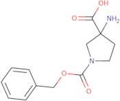 3-Amino-1-((benzyloxy)carbonyl)pyrrolidine-3-carboxylic acid