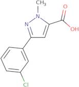 3-(3-Chlorophenyl)-1-methyl-1H-pyrazole-5-carboxylic acid