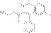 Ethyl 6-chloro-2-oxo-4-phenyl-1,2-dihydro-3-quinolinecarboxylate