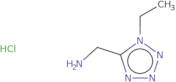 (1-Ethyl-1H-1,2,3,4-tetrazol-5-yl)methanamine hydrochloride