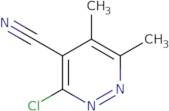 3-chloro-5,6-dimethylpyridazine-4-carbonitrile
