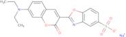 2-[7-(Diethylamino)-2-oxo-2H-1-benzopyran-3-yl]-5-benzoxazolesulfonic acid sodium